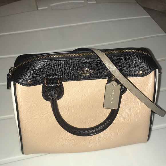 Coach Leather Mini Bennett Satchel - Picture 2 of 5
